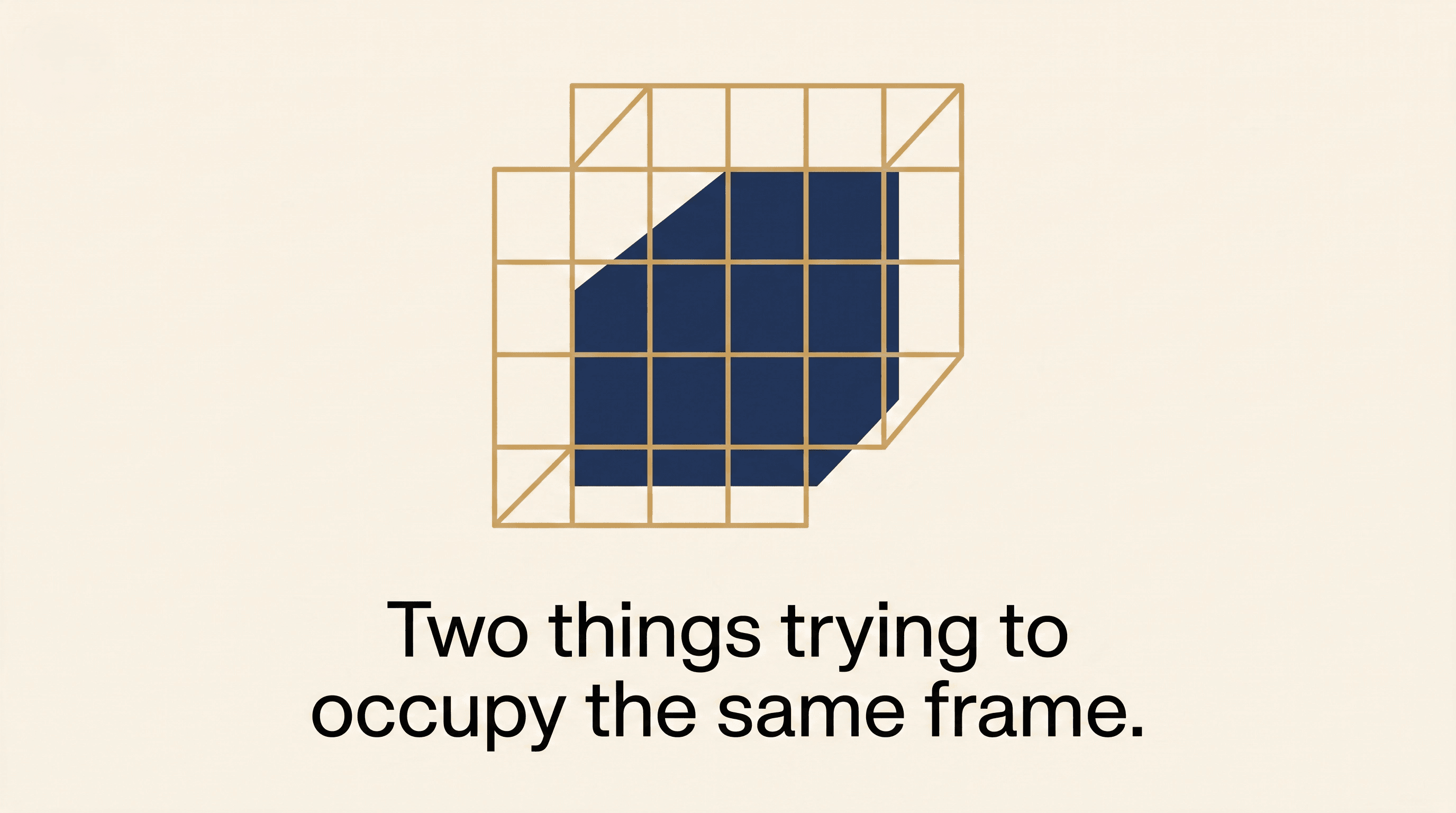 Two perspectives on the same frame